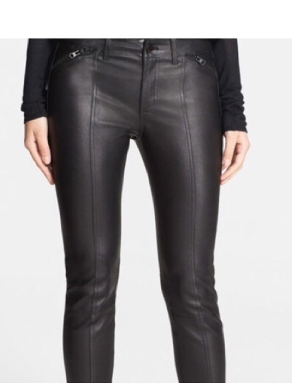 Vince Lambskin Leather Pants